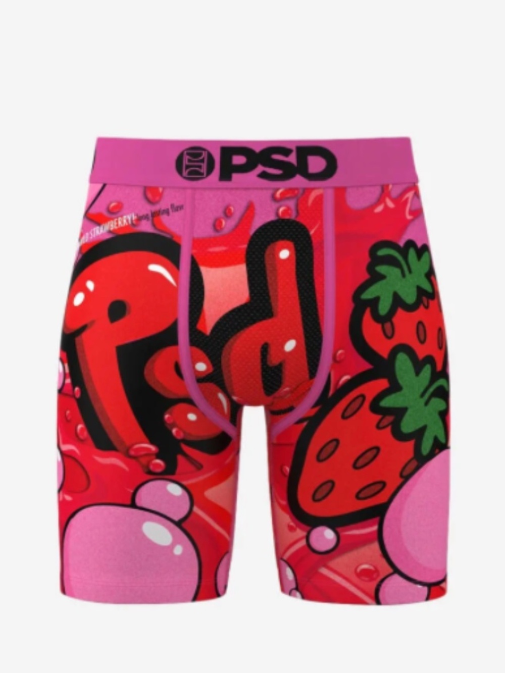 PSD 3 Pack Core Standard Premium Boxer Briefs Shorts Bubble Gum Pink Men's NEW - Picture 4 of 4